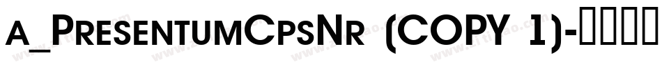 a_PresentumCpsNr (COPY 1)字体转换